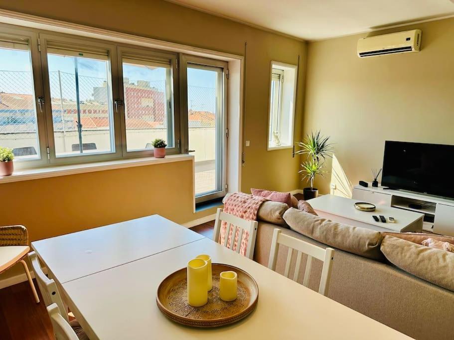 Апартаменты Renovado Com Ac, 2 Wc Completos, Terraco E Garagem Порту Экстерьер фото